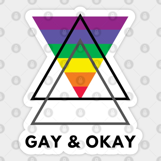 Gay & Okay Sticker by ctrlzie